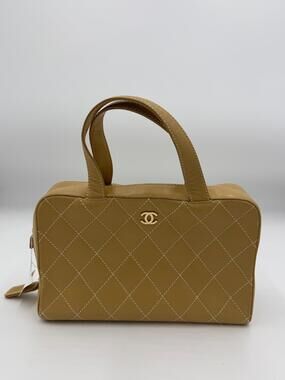 Chanel Surpique Boston w/ Pouch